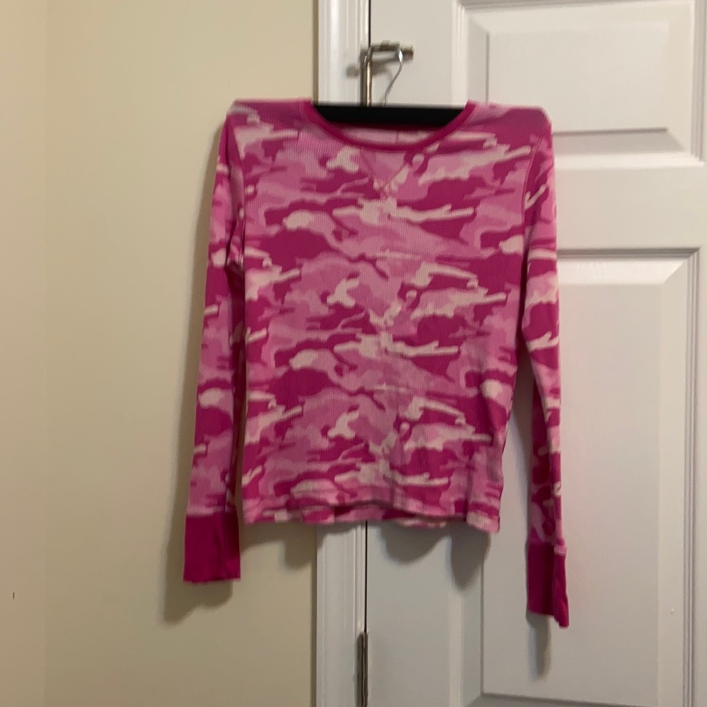 Pink Camo Layering shirt